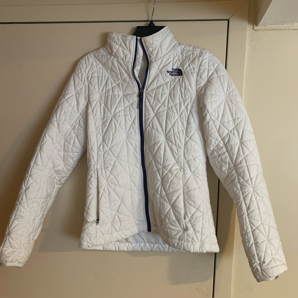 The North Face Women's White Quilted Jacket